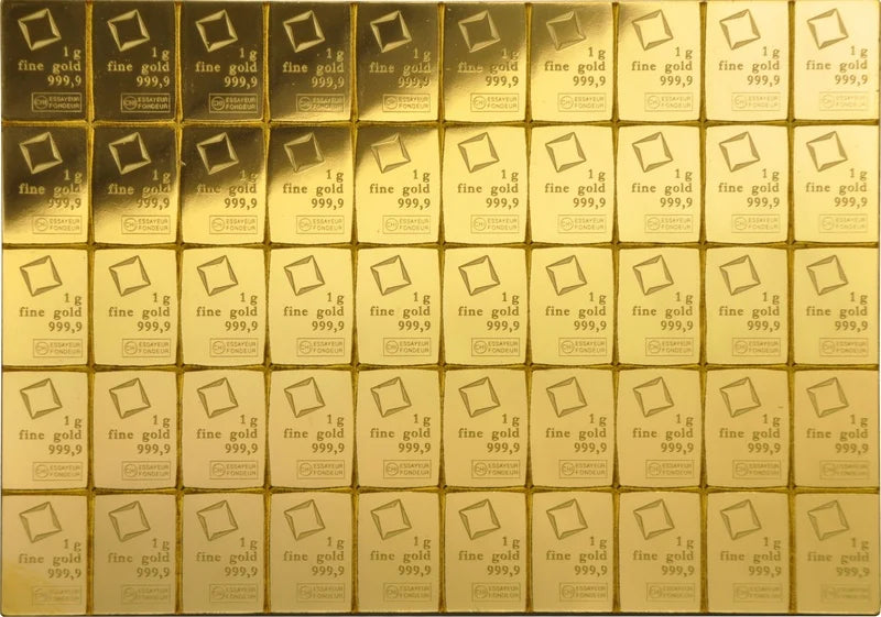 1g Gold Bar CombiBar