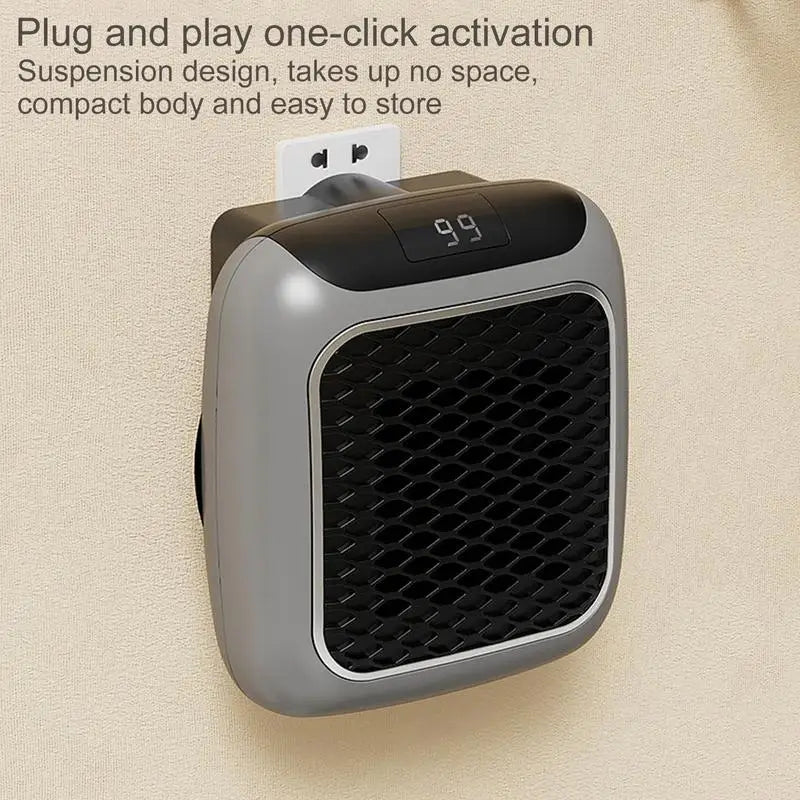 800W Remote Control Reusable Hand Warmer Bedroom Living Room Electric Hand Heater Wall Mount Bathroom Space Heater EU US Plug