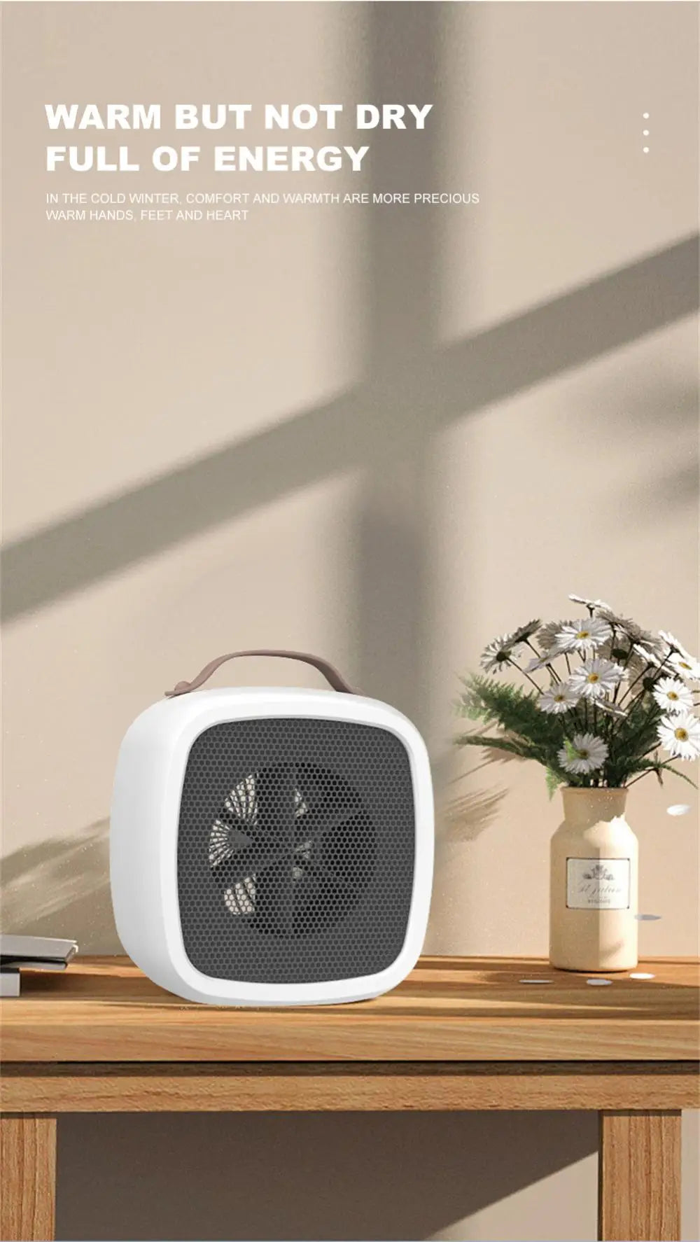 Mini Heater Air Heater Powerful Warm Blower Fast Heater Fan USB Office Heat Desktop Electric Heater For Home Student Dormitory