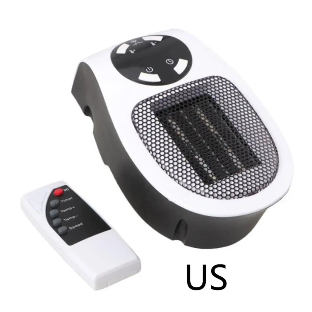 New 500W Portable Heater Electric Heater Plug in Wall Room Heater Home Appliance Heating Stove Electric Heater for Home