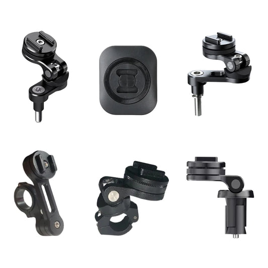 Phone Mount for Motorcycle Cell IPhone Holder ScooterTelephone Stand Quick Lock Support Universal Moto Bracket With Adapter